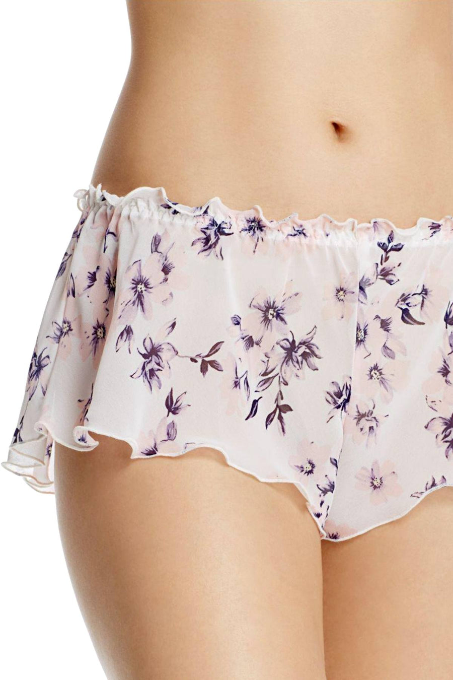 Hanky Panky Marshmellow-Pink/Floral Chiffon Tap Pant