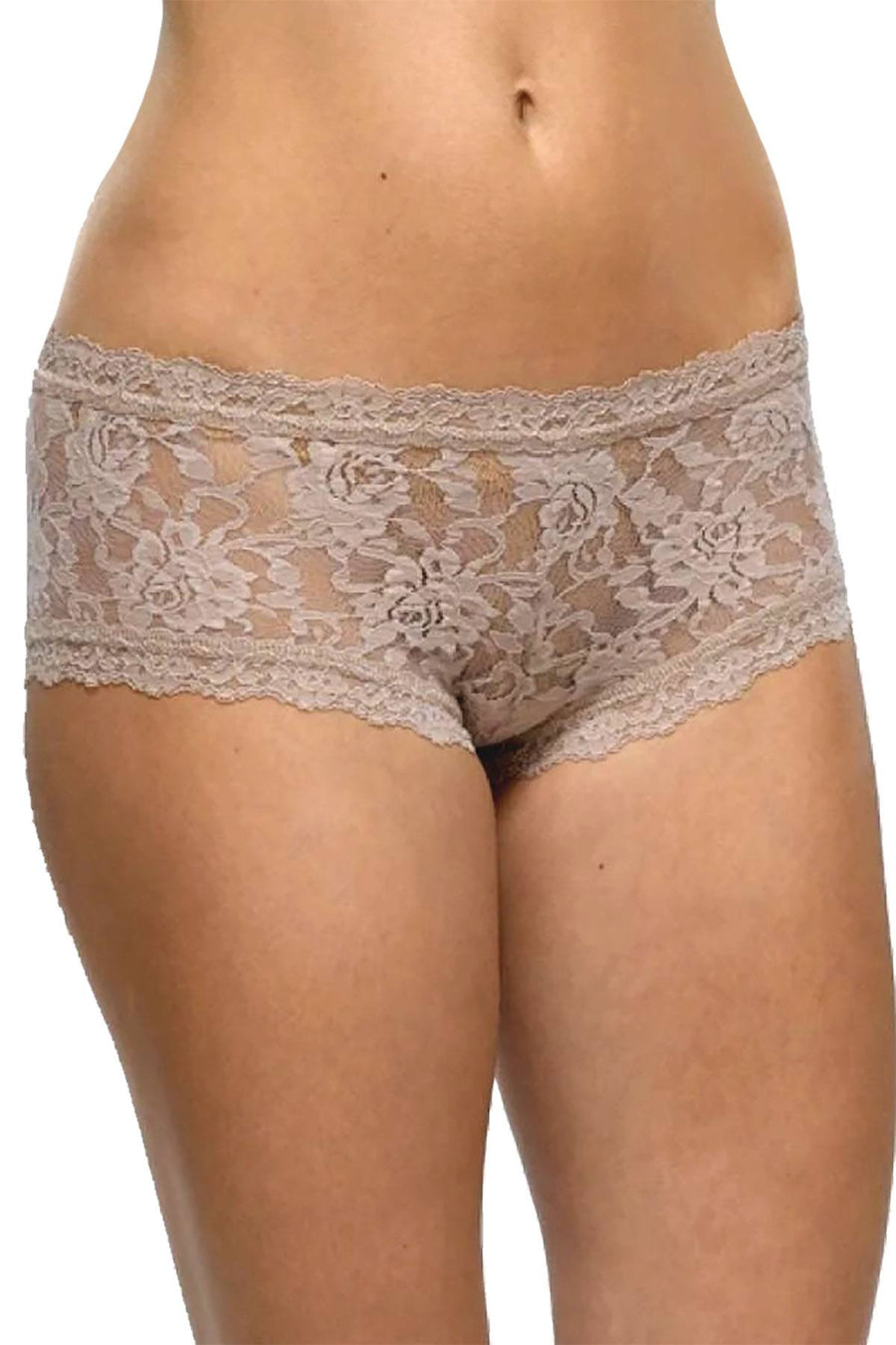 Hanky Panky Signature Lace Boyshort in Taupe