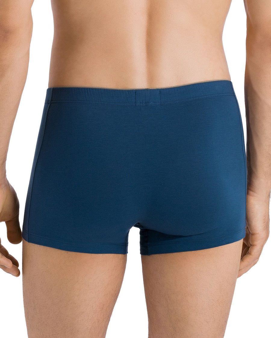Hanro Cotton Superior Boxer Briefs Dark Sea