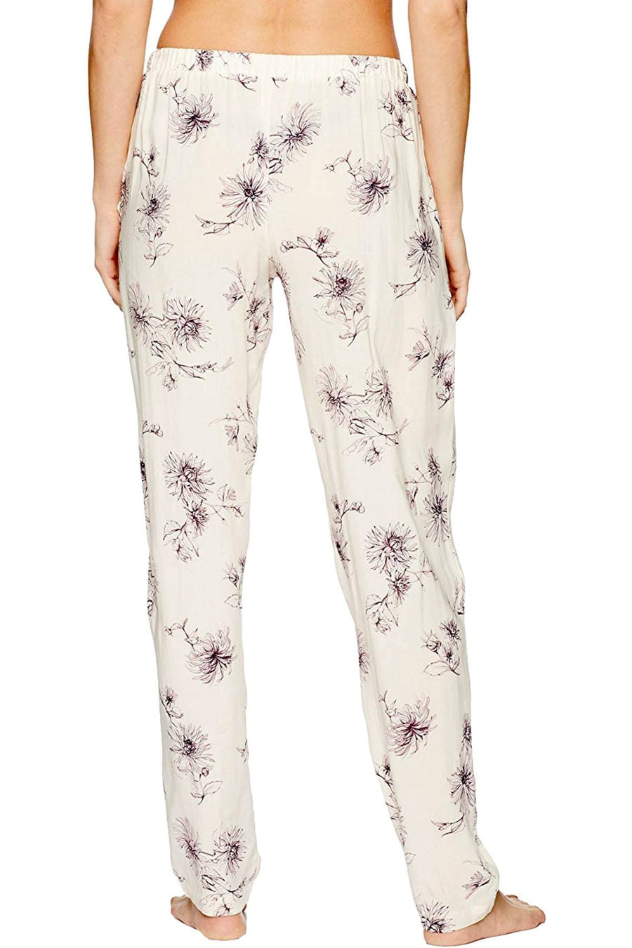 Hanro of Switzerland Fragile-Flower Printed Camille Modal Lounge Pant