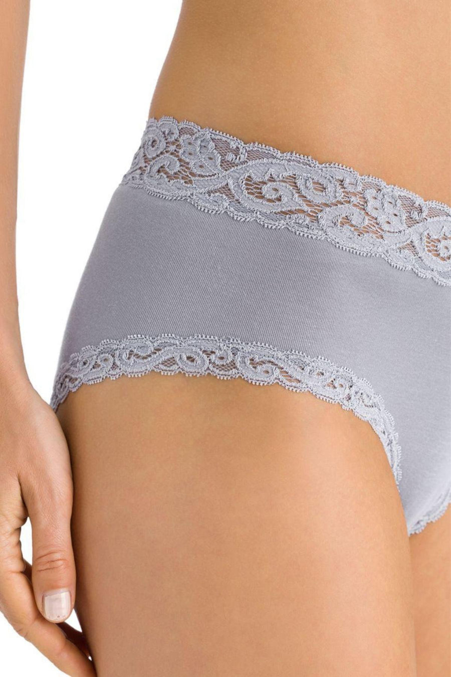 Hanro of Switzerland Lilac-Grey Moments Full-Brief