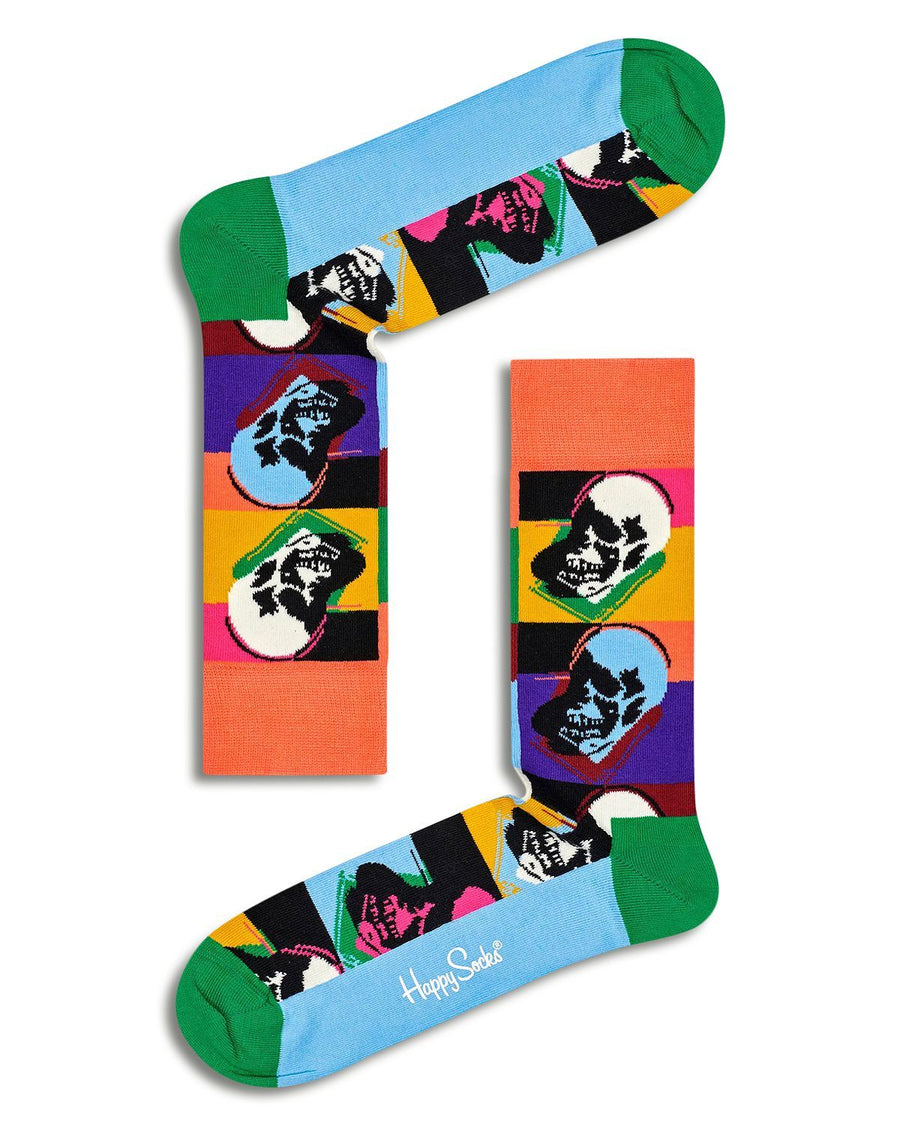 Happy Socks Andy Warhol Skull Socks Multi