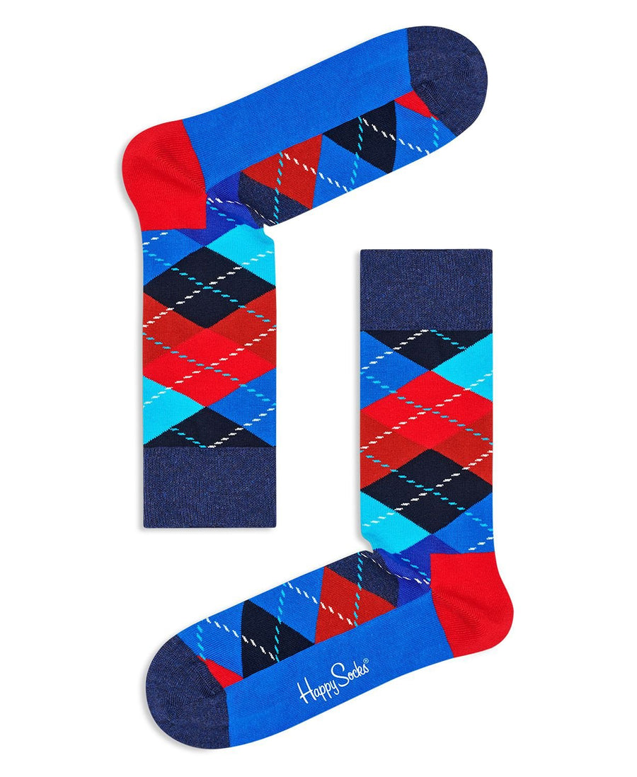 Happy Socks Argyle Socks Blue Multi