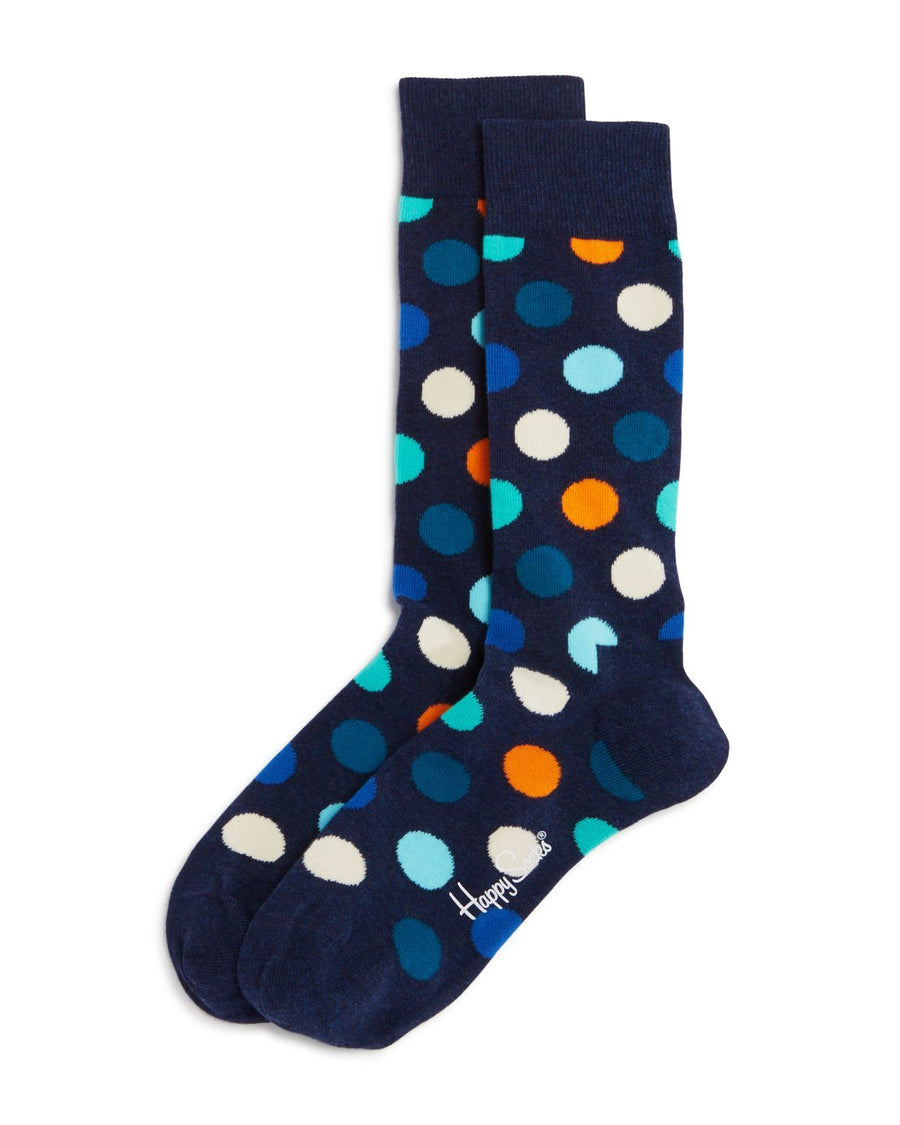 Happy Socks Big Dot Socks Blue Multi
