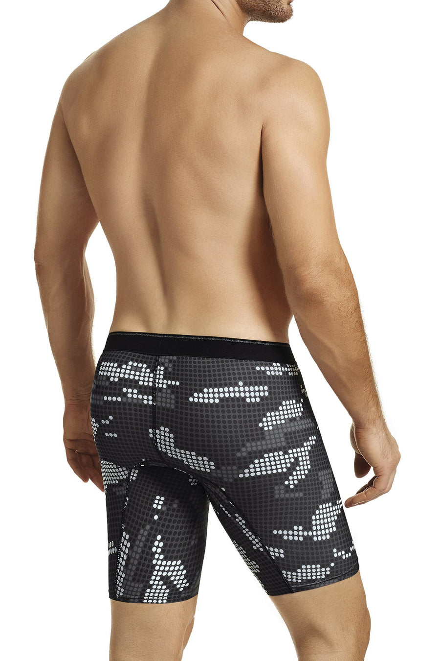 Hawai Black Digital Camo Print Boxer Brief