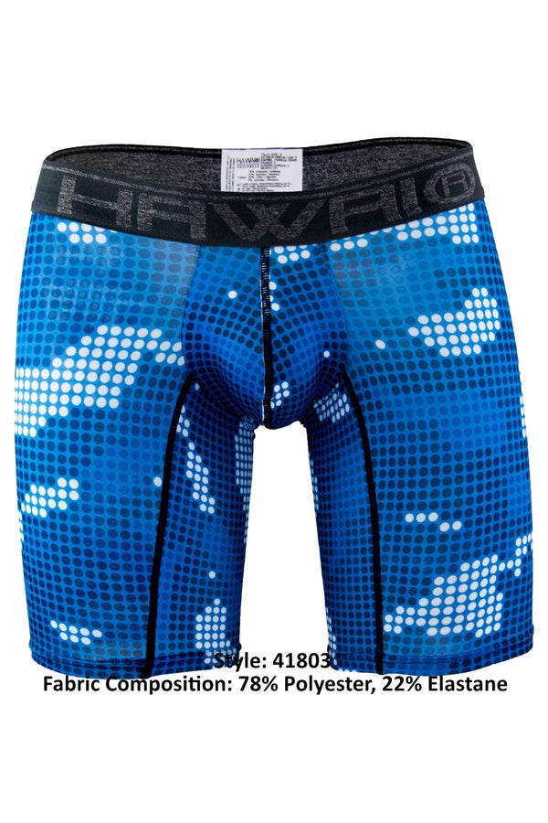Hawai Blue Digital Camo Print Boxer Brief