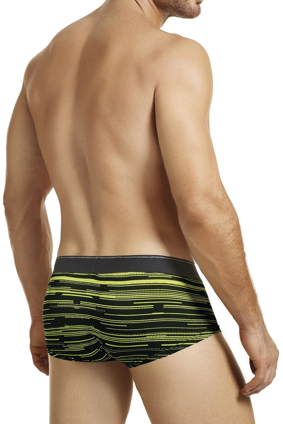 Hawai Neon Green Psyche-Digital Printed Brief