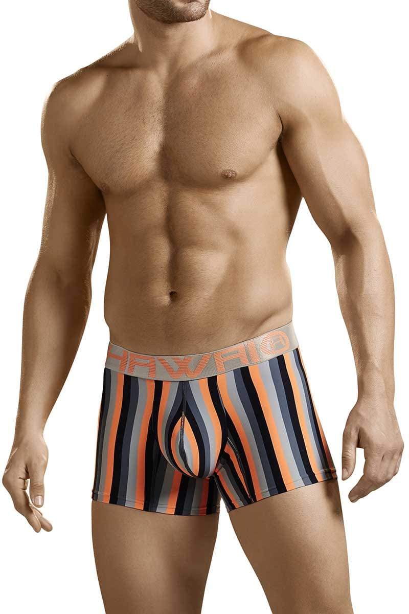 Hawai Orange Neon Stripe Boxer Brief