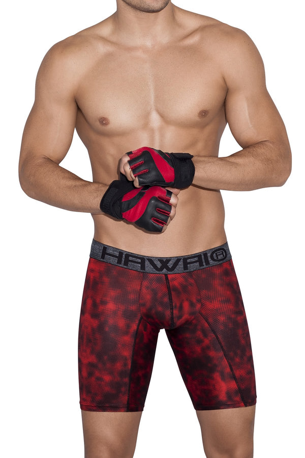 Hawai Red Burn Blur Boxer Brief