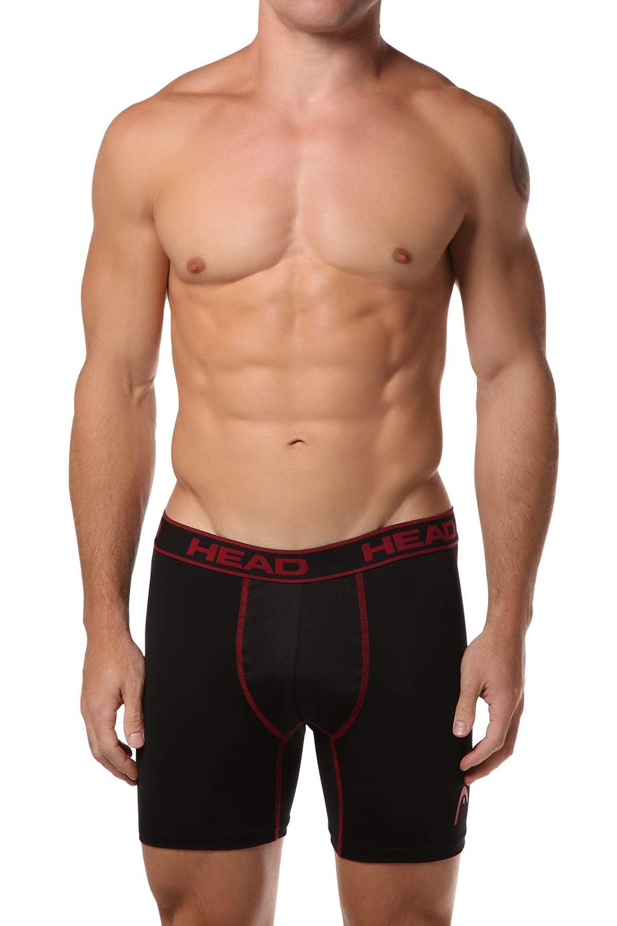Head Black Contrast Boxer Brief