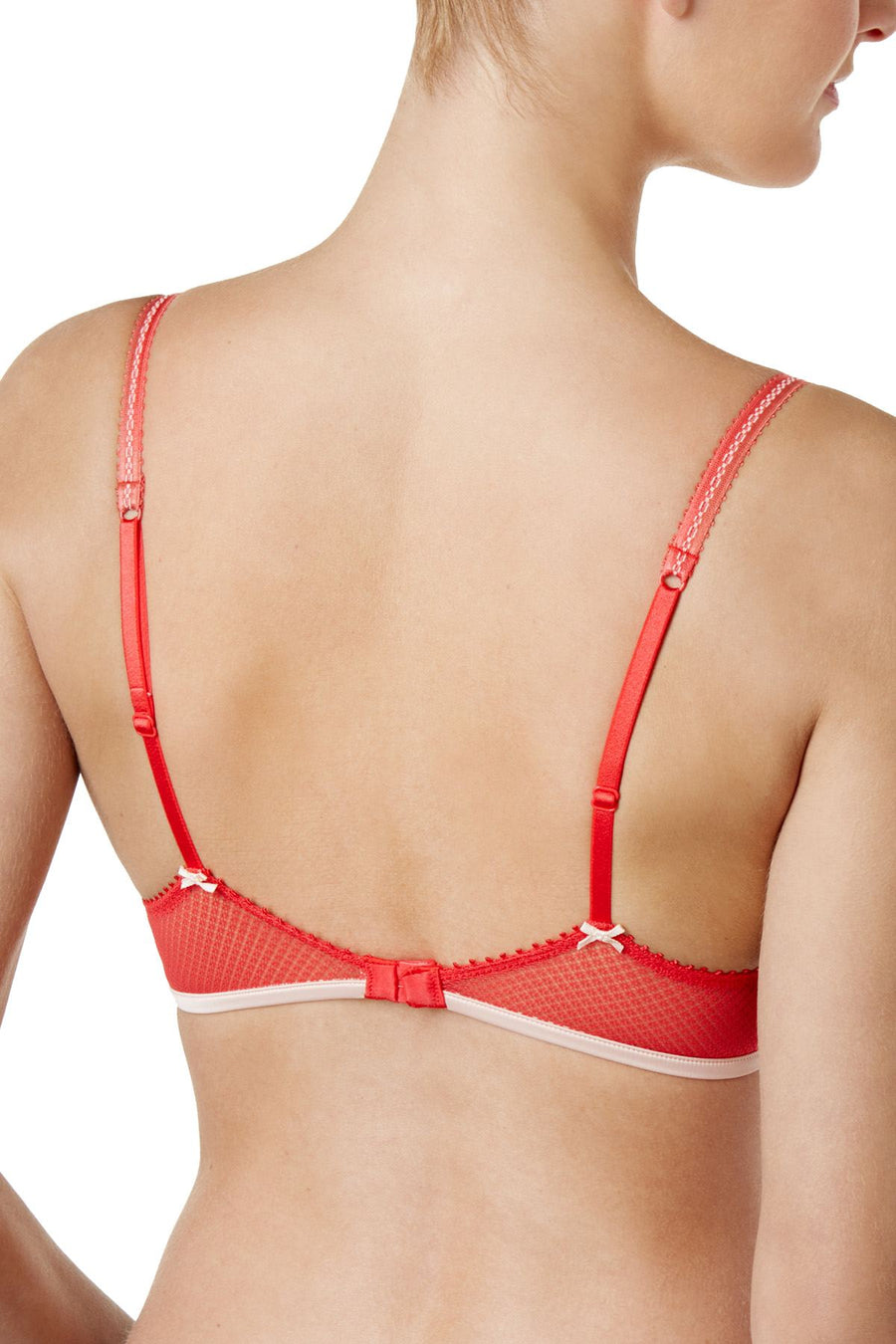 Heidi Klum Intimates Red Hot / Scallop Shell Ethiopian Magic Cutout Soft Cup Bra