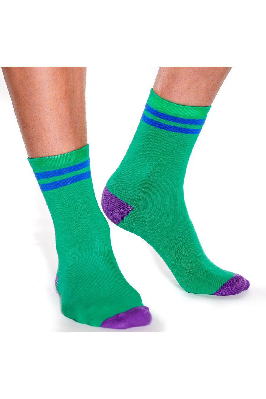 Hey Franky Green Sock