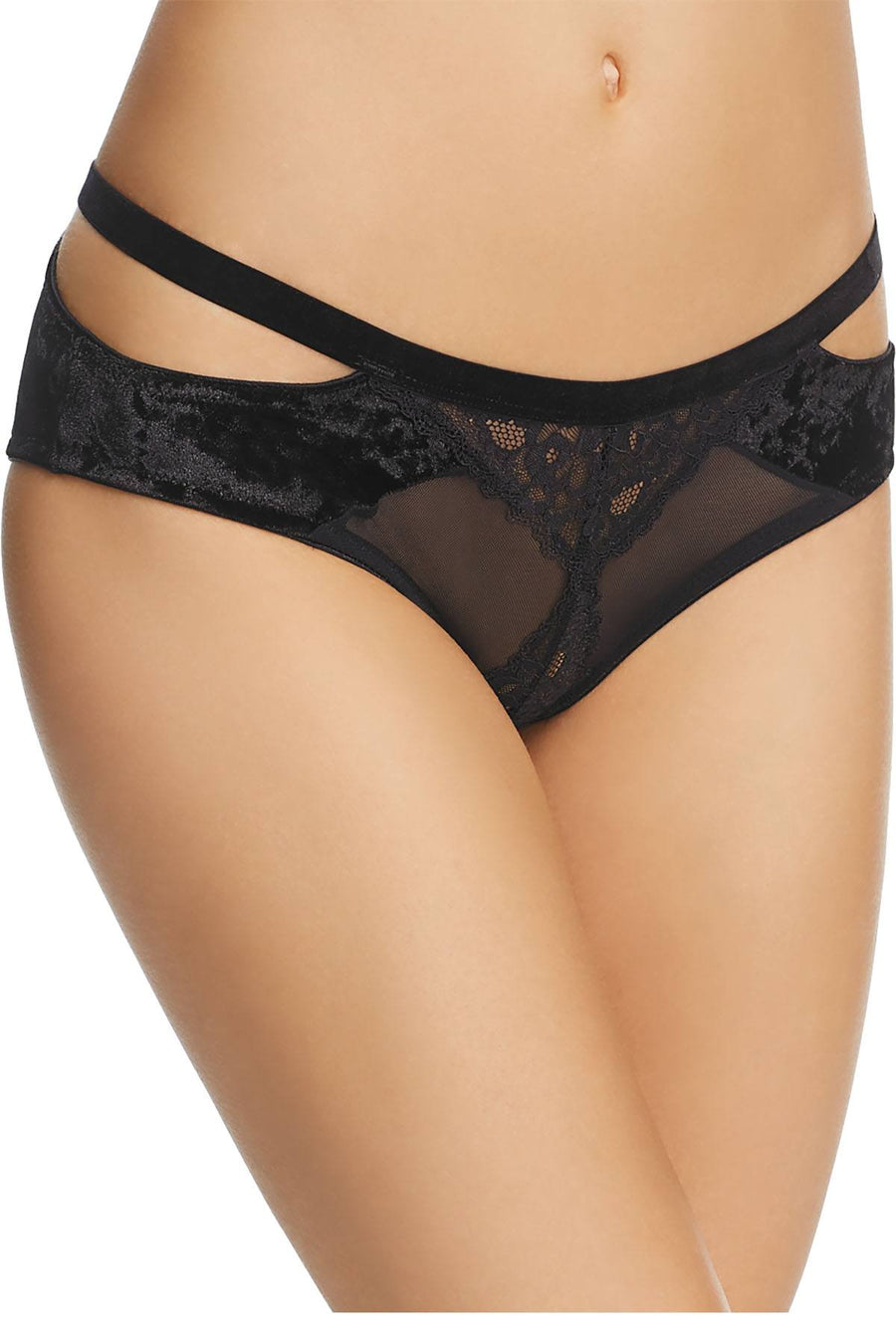 Honeydew Black Isabella Cut-Out Bikini Brief