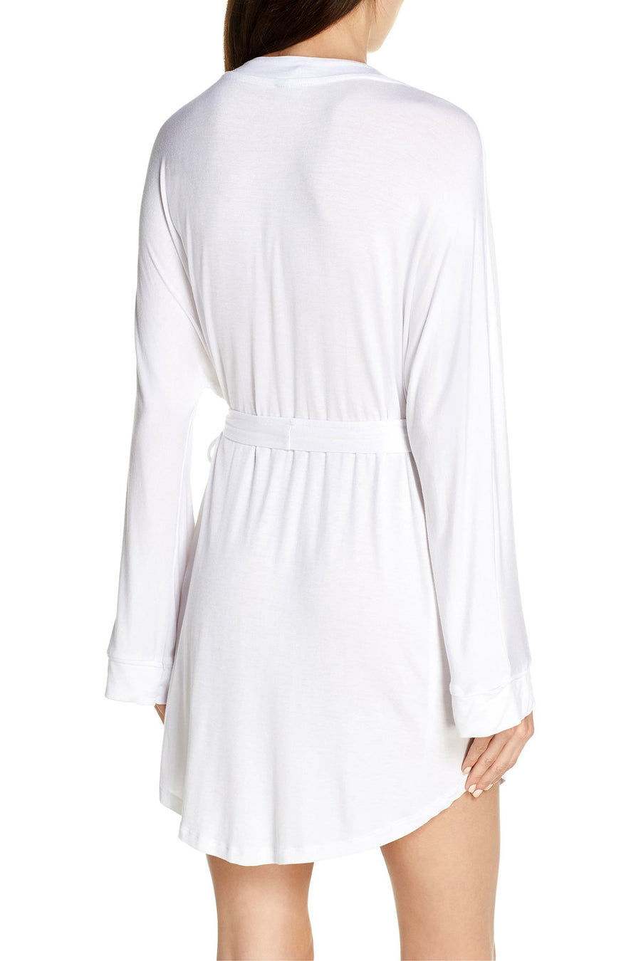 Honeydew Intimates White 'Wifey' Rayon Short Robe