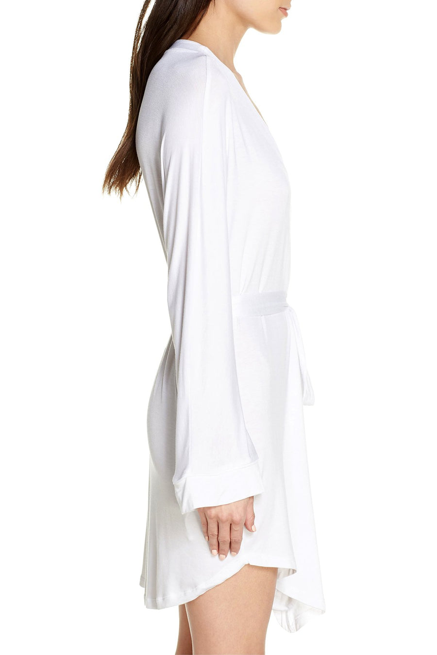 Honeydew Intimates White 'Wifey' Rayon Short Robe