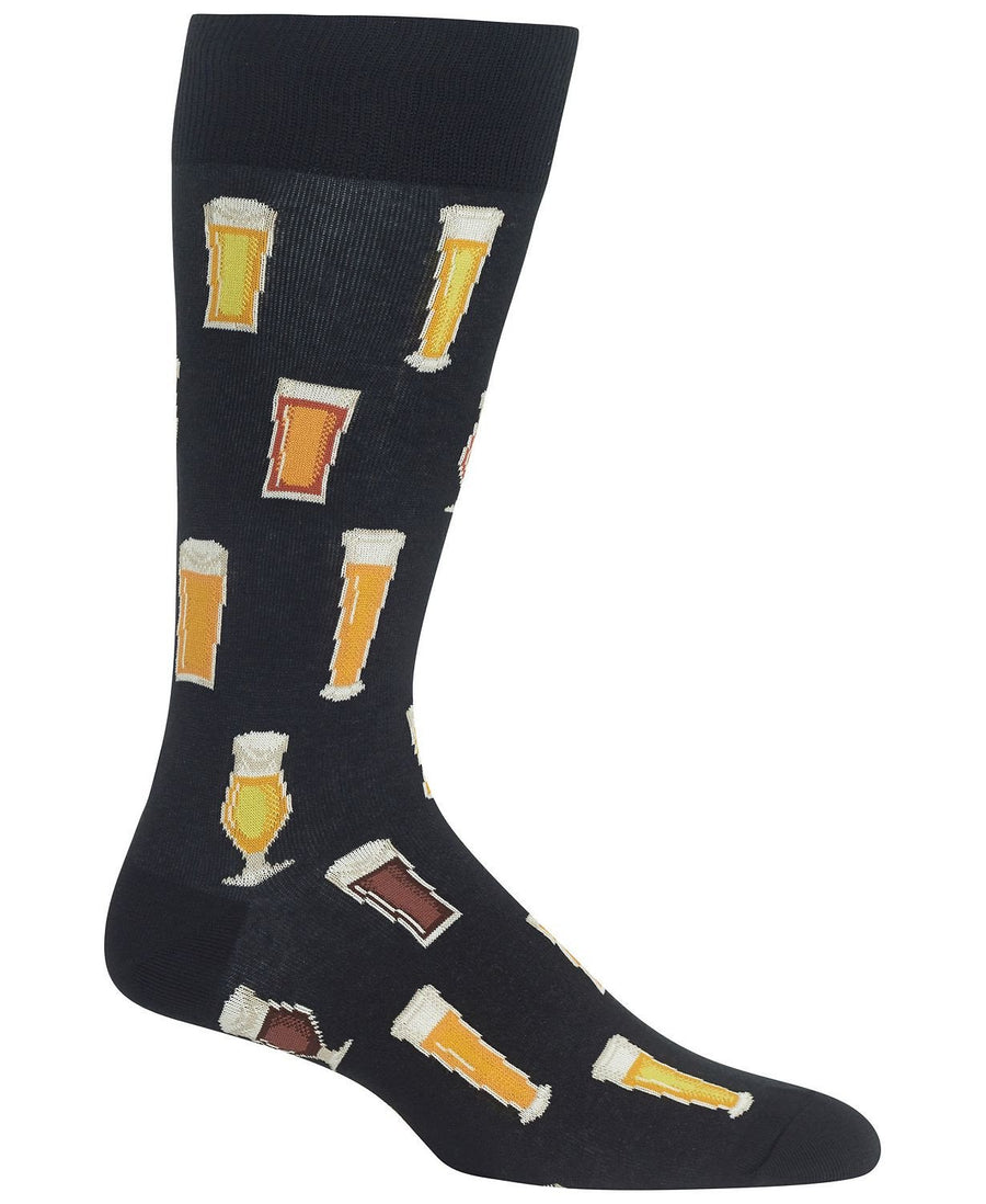 Hot SoxSocks Printed CrewBlack