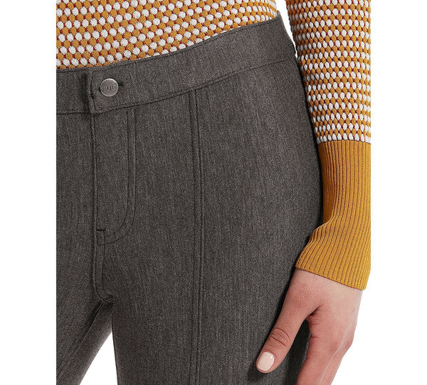 Hue Pintucked Tweed 7/8 Leggings Mulch