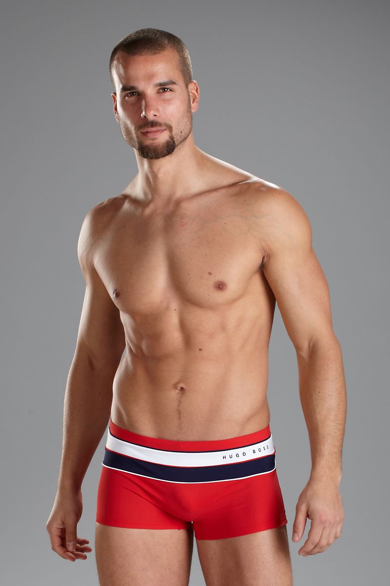 Hugo Boss Red Laternfish Swim Trunk