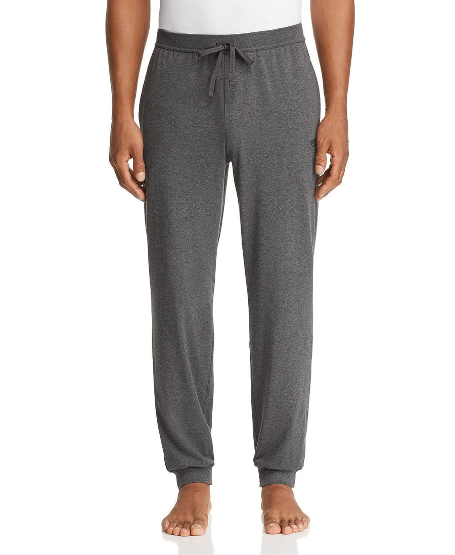 Hugo Boss Stretch Cotton Lounge Pants in Gray