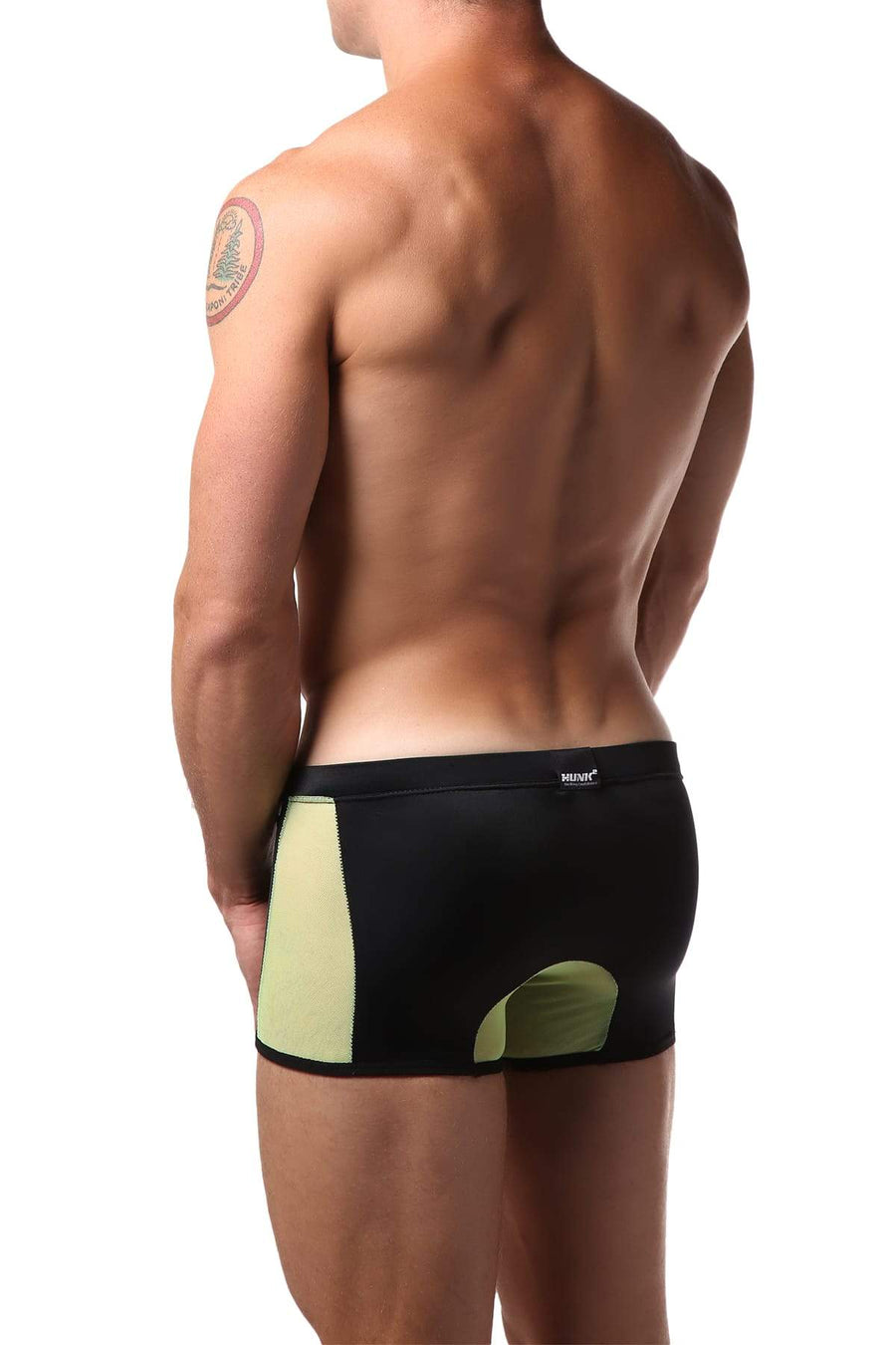 Hunk² Black/Green Apollo Foret² Boxer Trunk