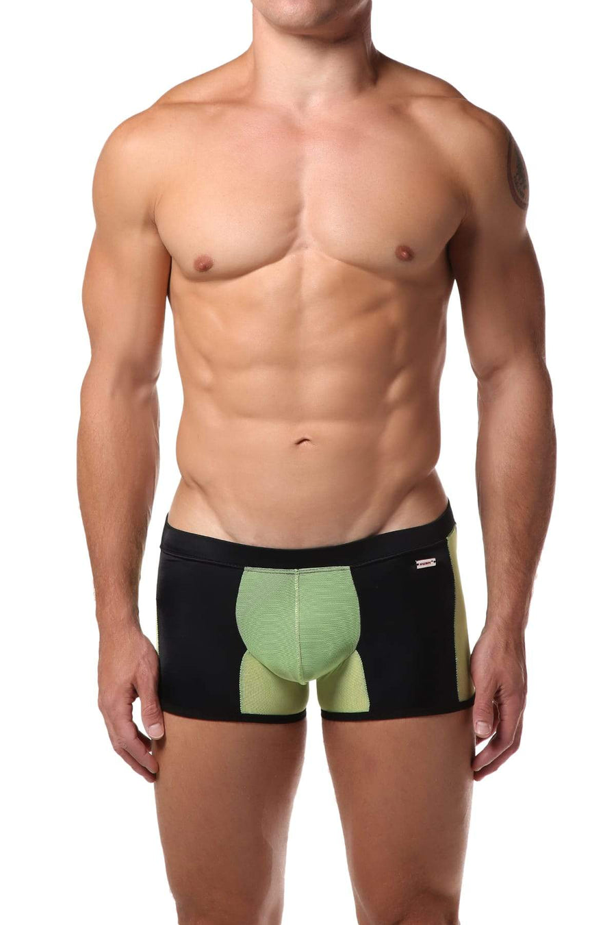Hunk² Black/Green Apollo Foret² Boxer Trunk