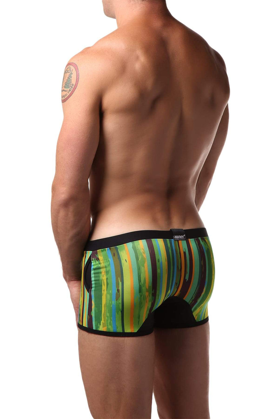 Hunk² Black/Green Apollo Nature² II Boxer Trunk