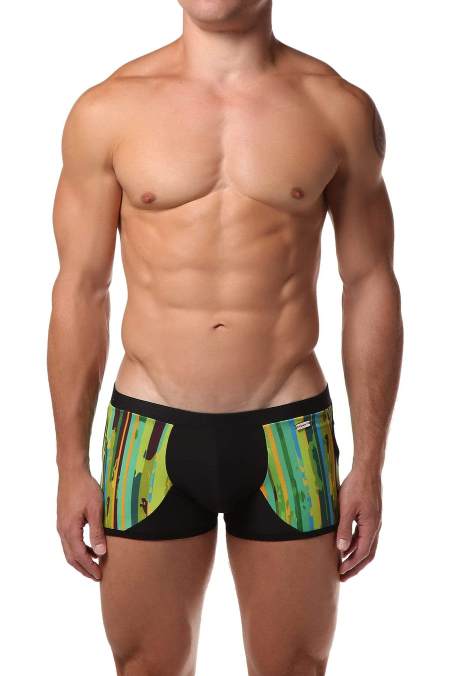 Hunk² Black/Green Apollo Nature² II Boxer Trunk