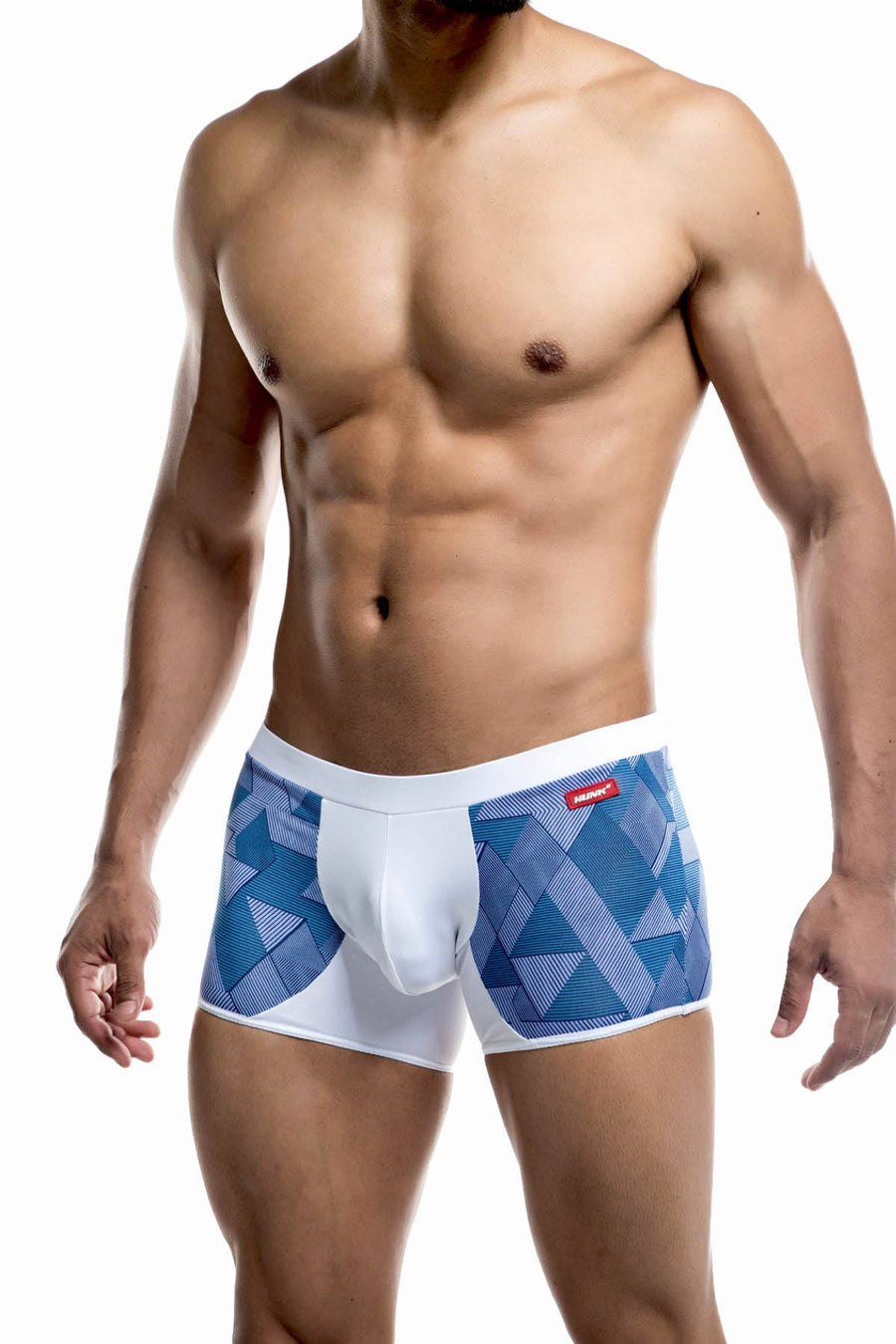 Hunk² Blue/White Apollo Vague² Boxer Trunk