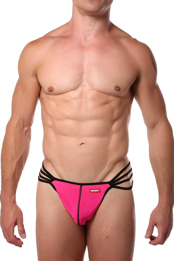Hunk² Hot Pink Sheer Mesh Chaos Aurore² Thong