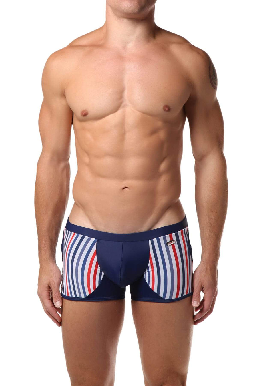 Hunk² Navy/Red/White Apollo Bleu² Boxer Trunk