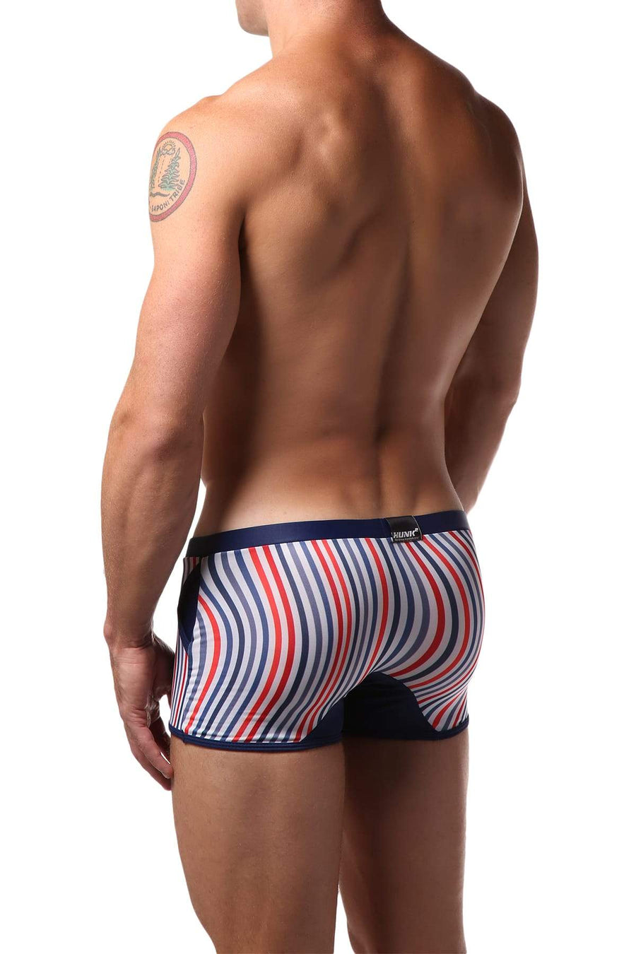 Hunk² Navy/Red/White Apollo Bleu² Boxer Trunk