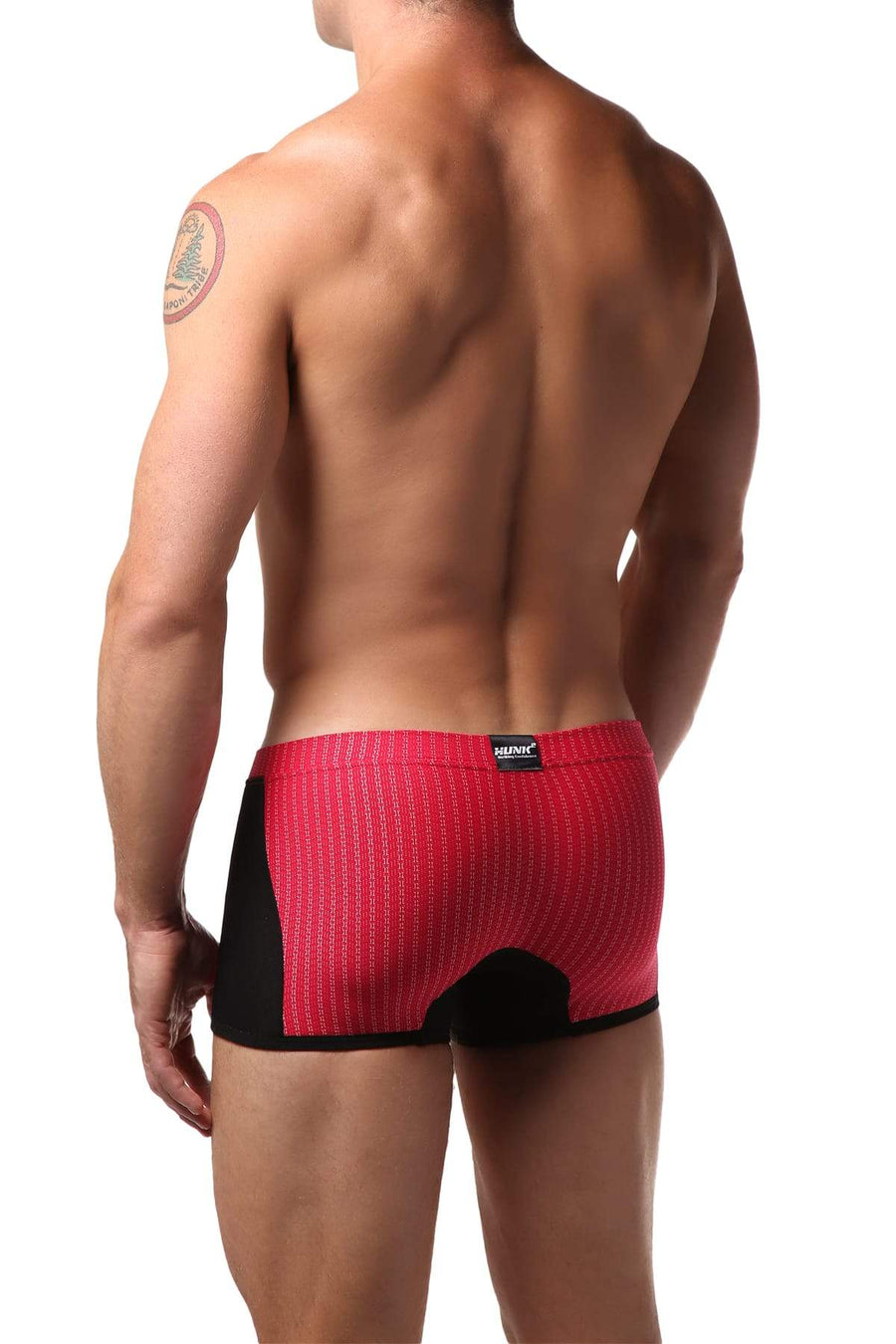 Hunk² Red/Black Apollo Feu² Boxer Trunk