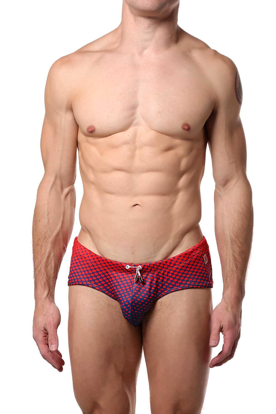Hunk² Red/Navy Alphae Aube² Swim Brief
