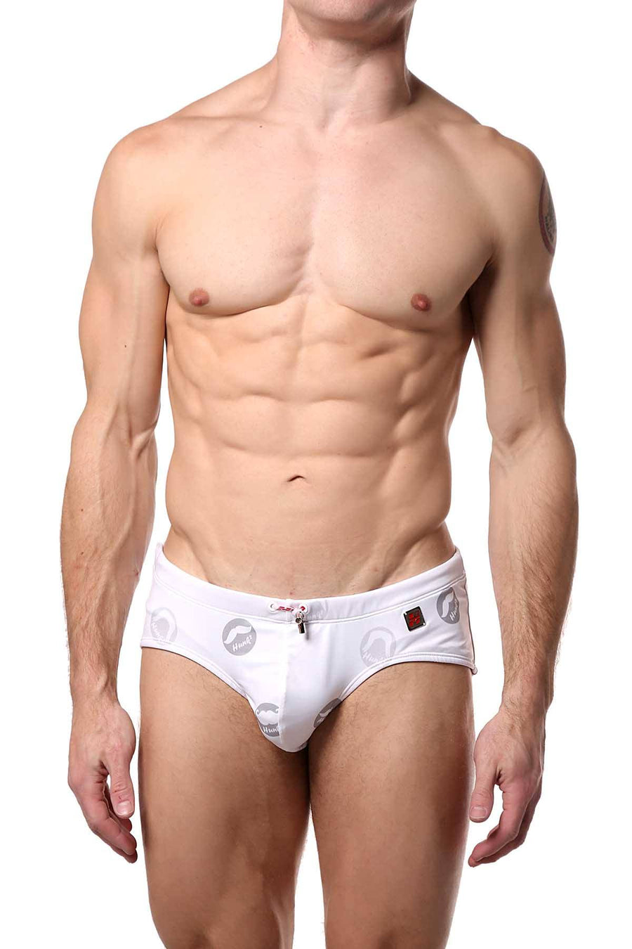 Hunk² White Alphae Monsieur² Swim Brief
