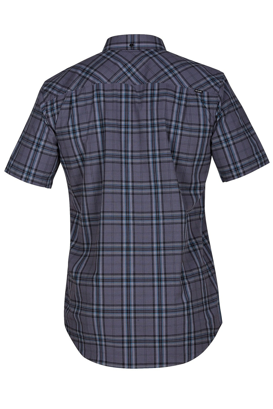 Hurley Charcoal/Black Landfall Plaid Pocket Shirt
