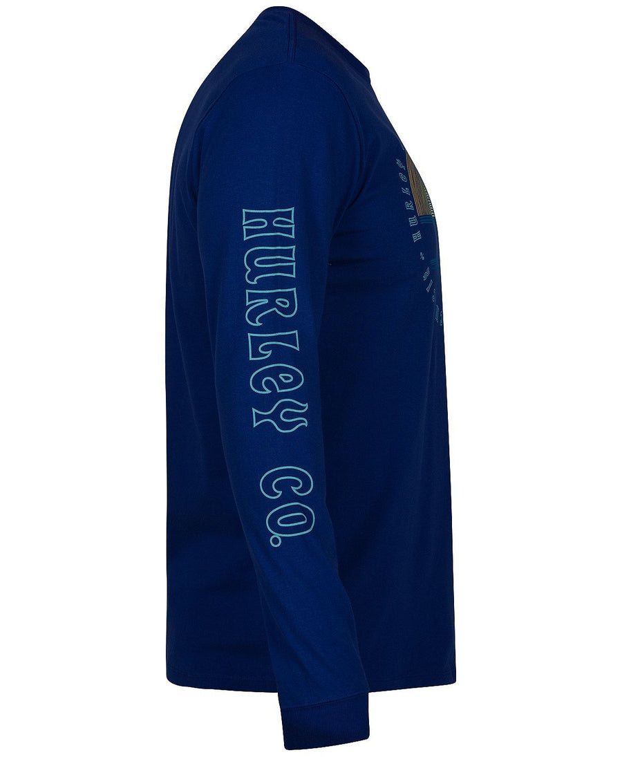 Hurley Core Pennant Graphic T-shirt Deep Royal Blue