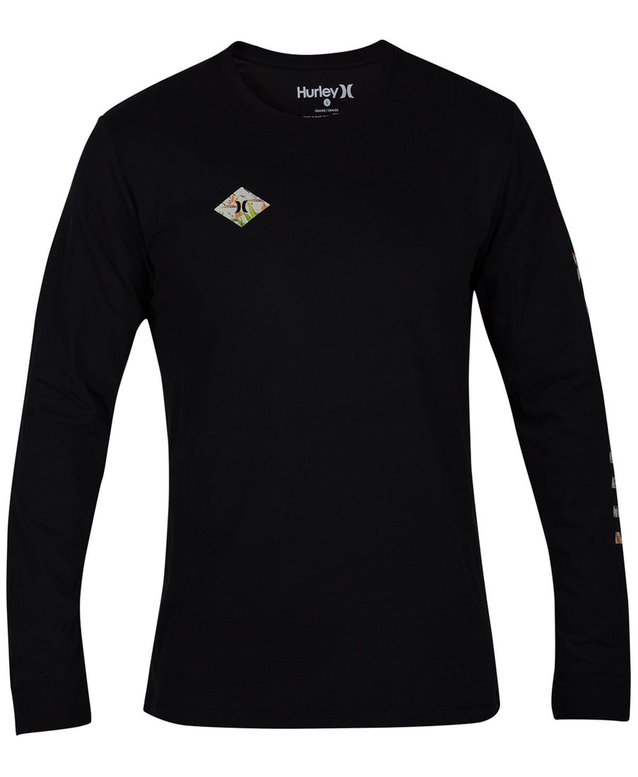 Hurley Fronds Graphic T-shirt Black