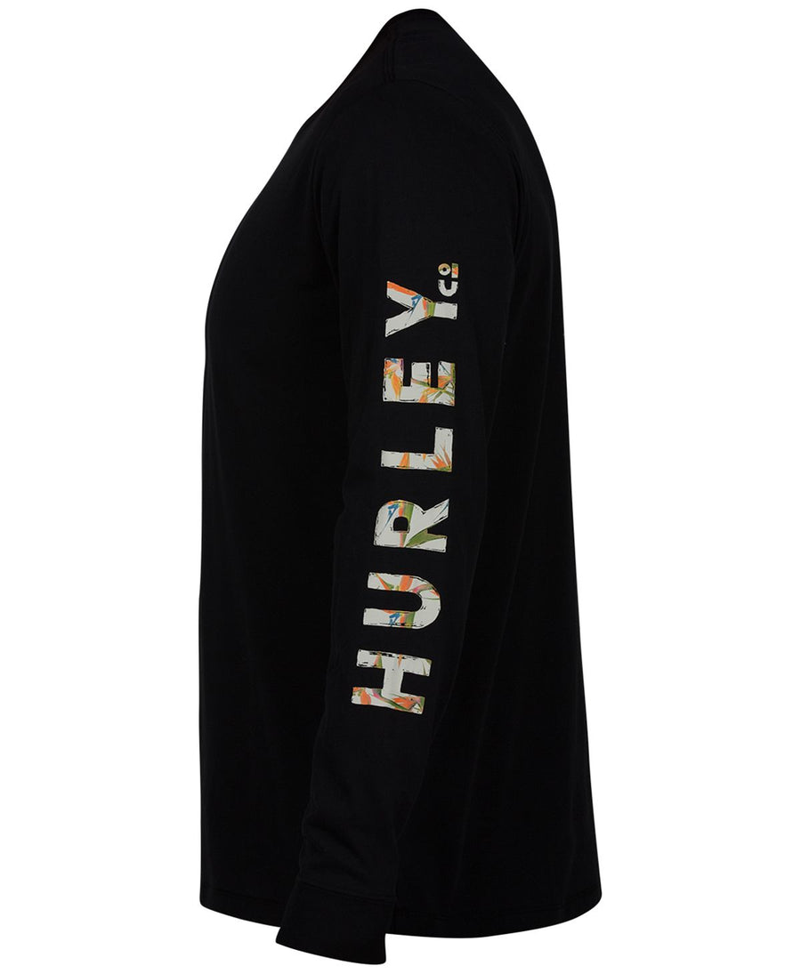 Hurley Fronds Graphic T-shirt Black