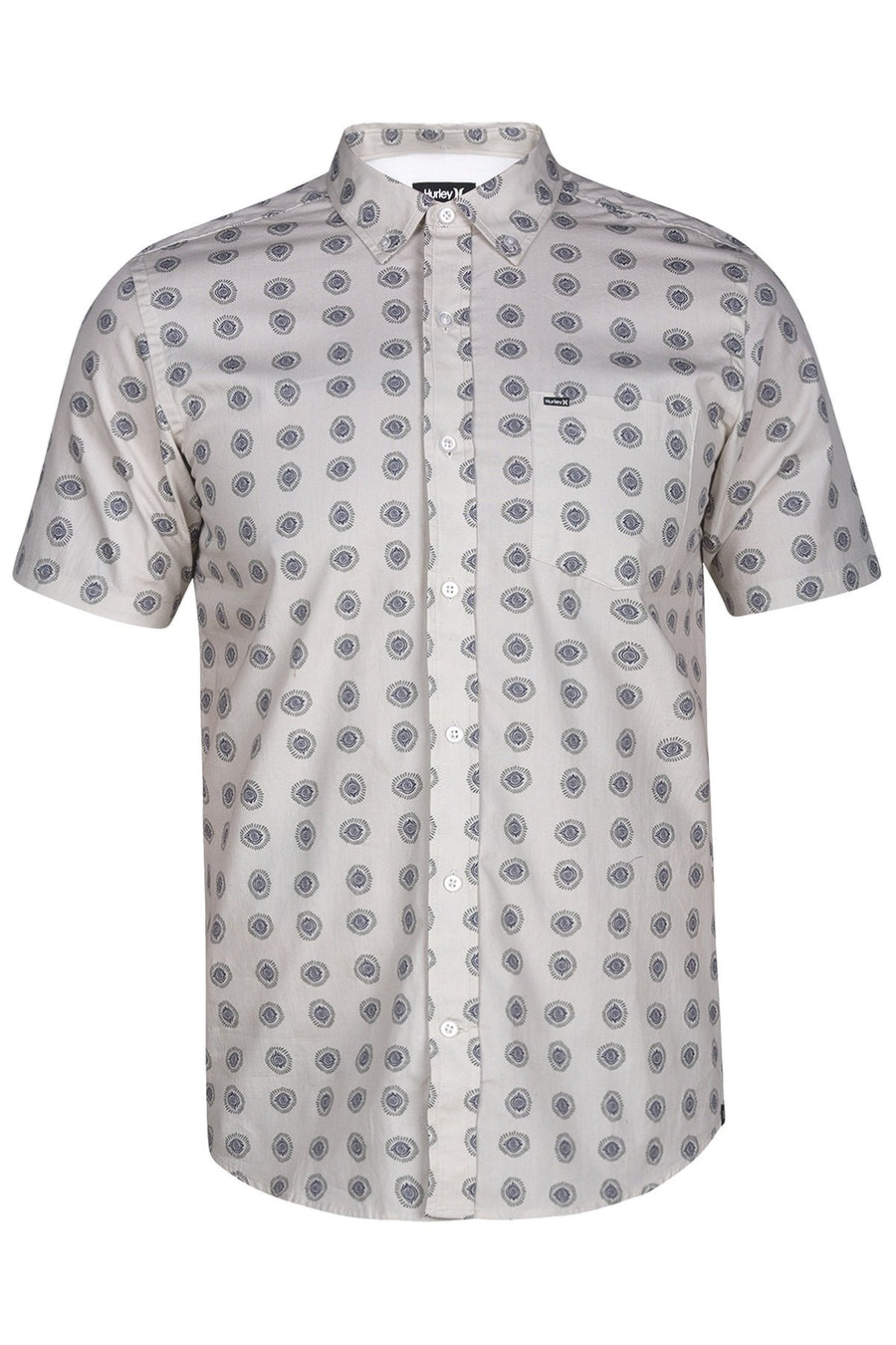 Hurley Light Bone Printed Beholder Shirt