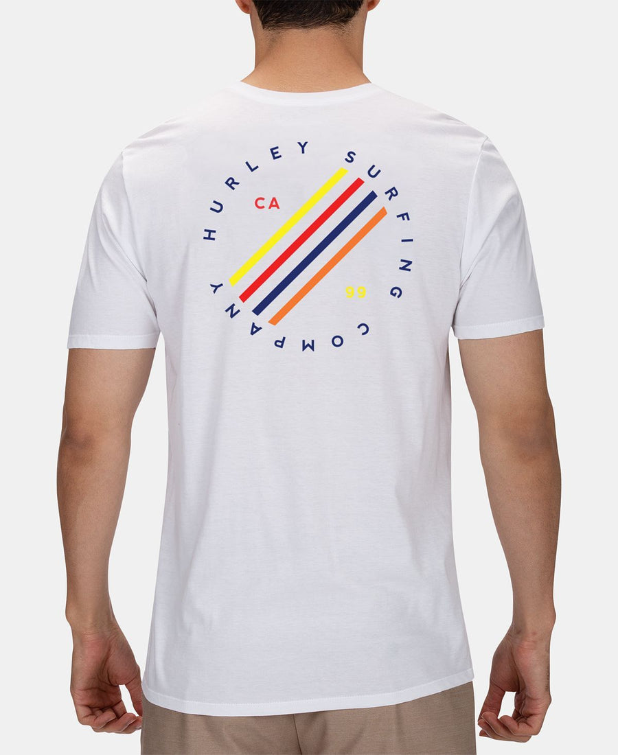 Hurley Sail Bait Graphic T-shirt White