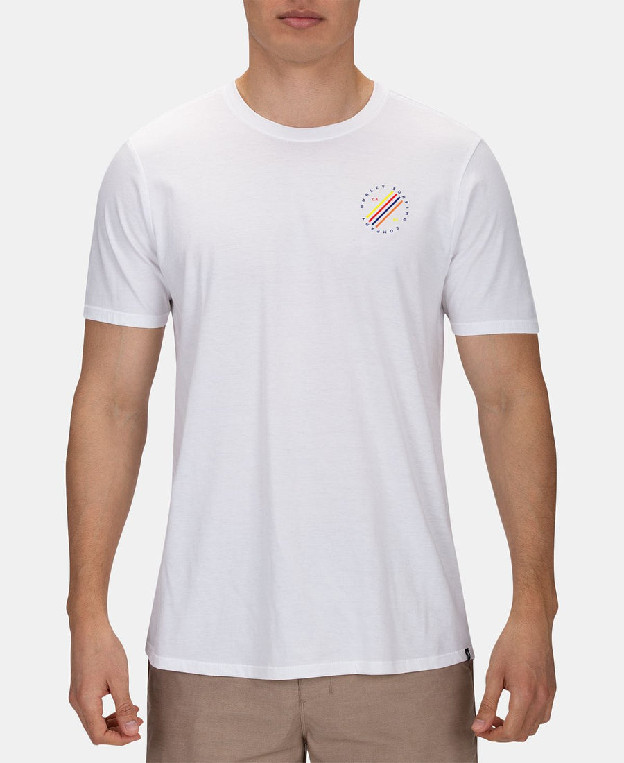 Hurley Sail Bait Graphic T-shirt White