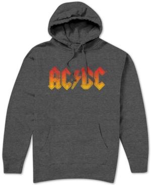 Hybrid Ac/Dc Distressed Logo Men's Hoodie