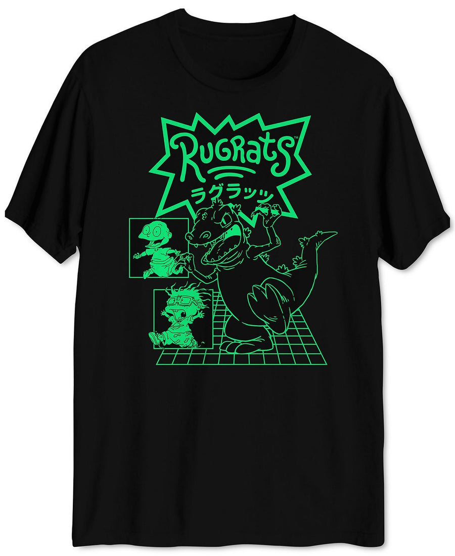 Hybrid Reptar Rugrats Graphic T-shirt Black