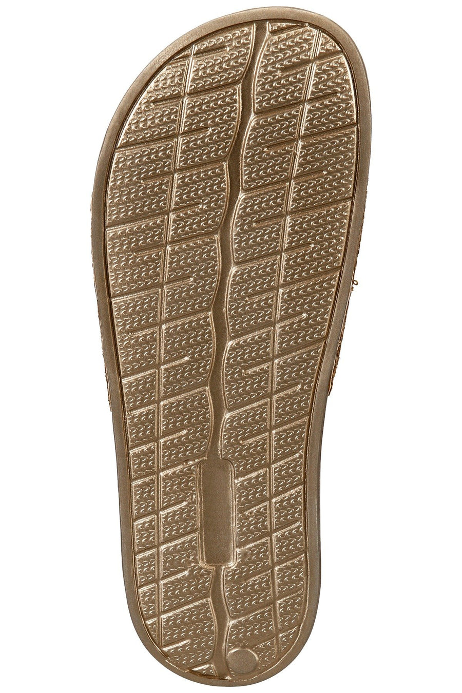 INC International Concepts Gold Glitter Pool Slide Slippers