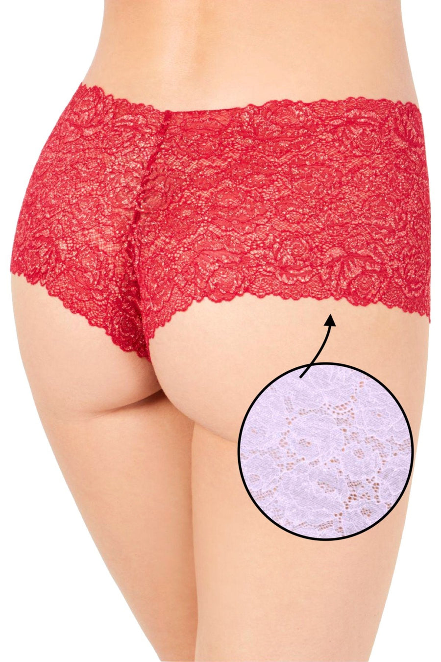 INC International Concepts Lace Boyshort in Fresh Iris