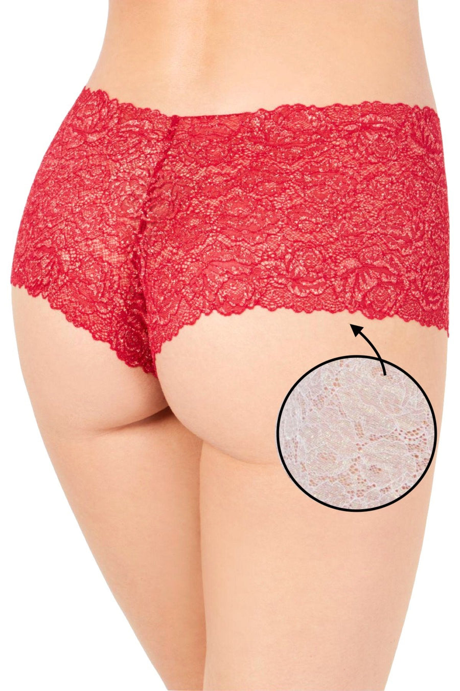 INC International Concepts Lace Boyshort in Lavender Fog