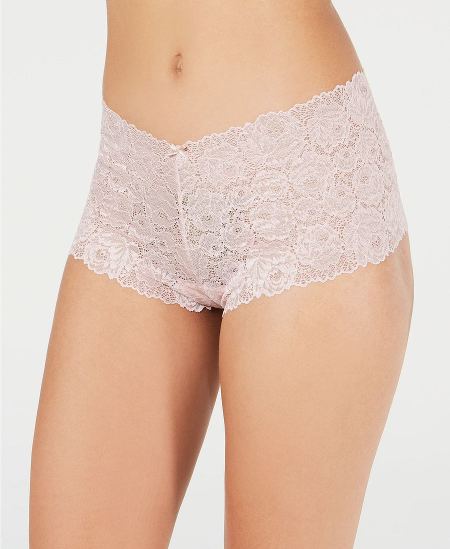 INC International Concepts Lace Boyshort in Lotus Pink