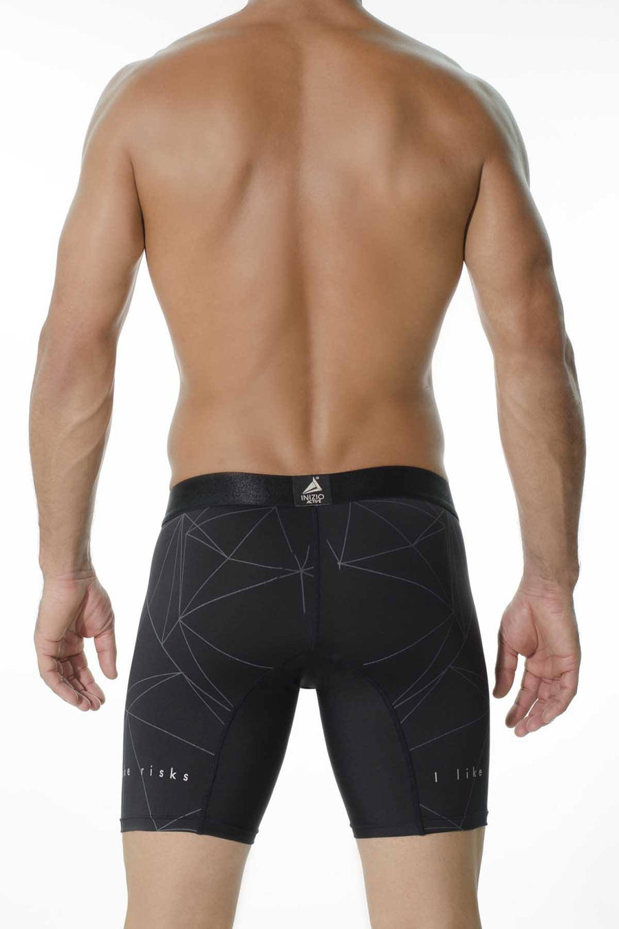 INIZIO Black Kendrik Microfiber Boxer Brief