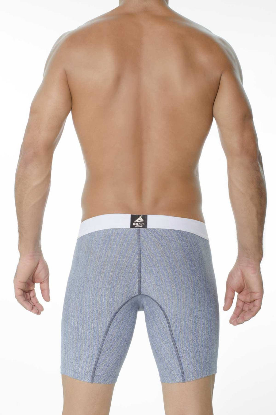 INIZIO Blue Perseo Microfiber Boxer Brief