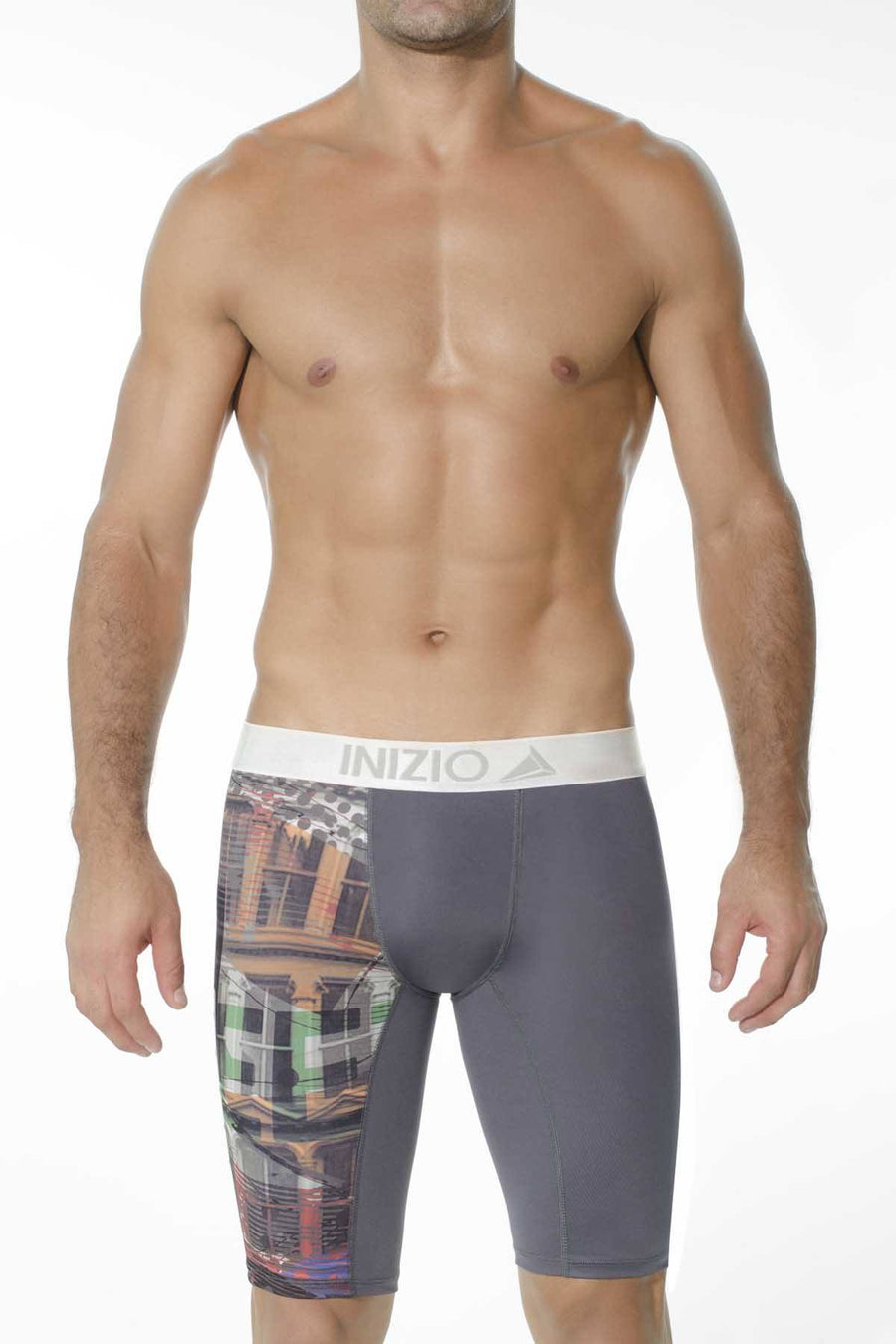 INIZIO Grey Munir Microfiber Boxer Brief